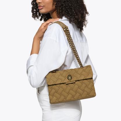Kurt Geiger London Leather Kensington Bag - Tan - view 2