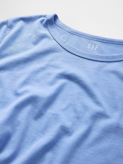 Organic Cotton VintageSoft T-Shirt - Shirting blue