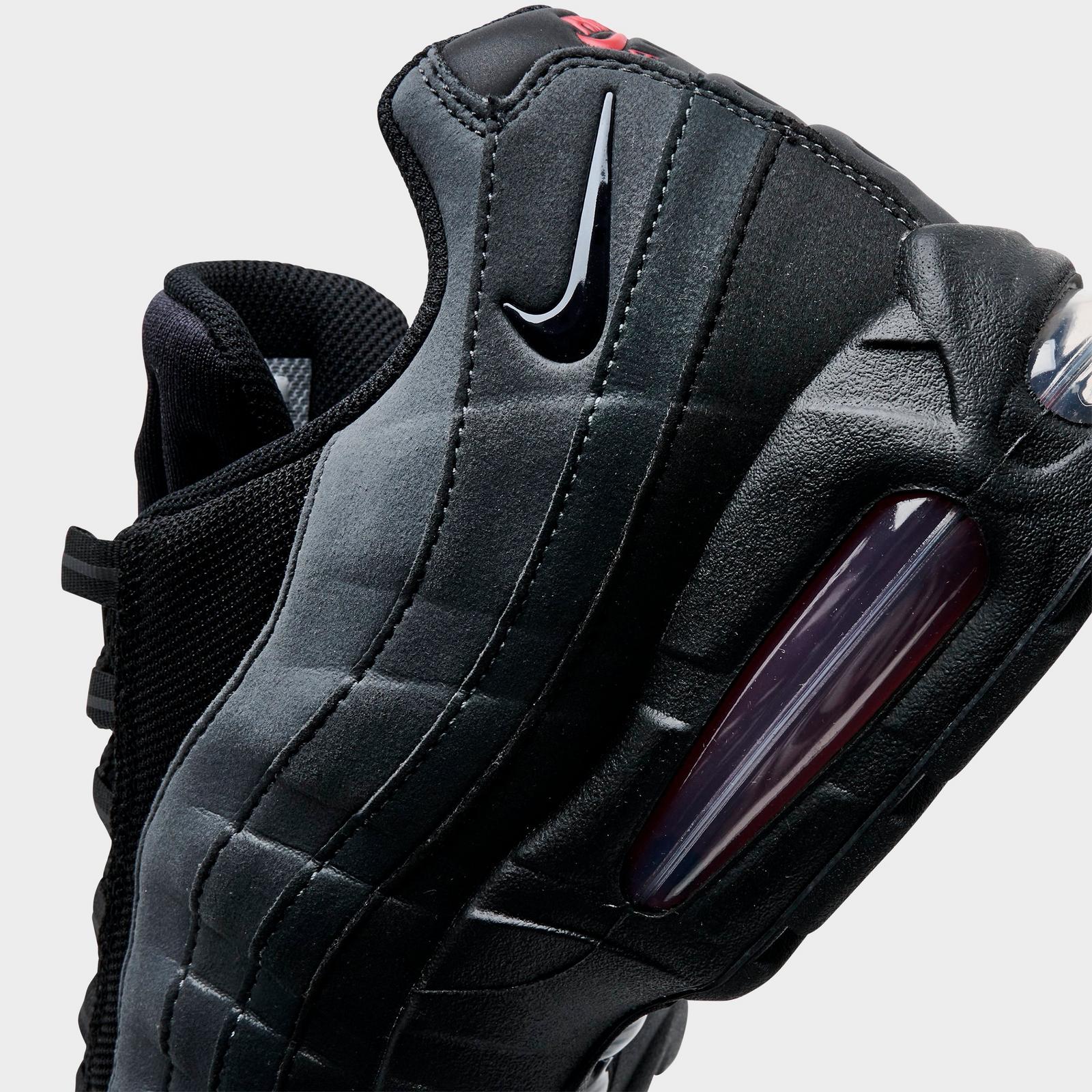 Men's Nike Air Max 95 Big Bubble Casual Shoes - Black/Anthracite/Dark Smoke Grey/Black