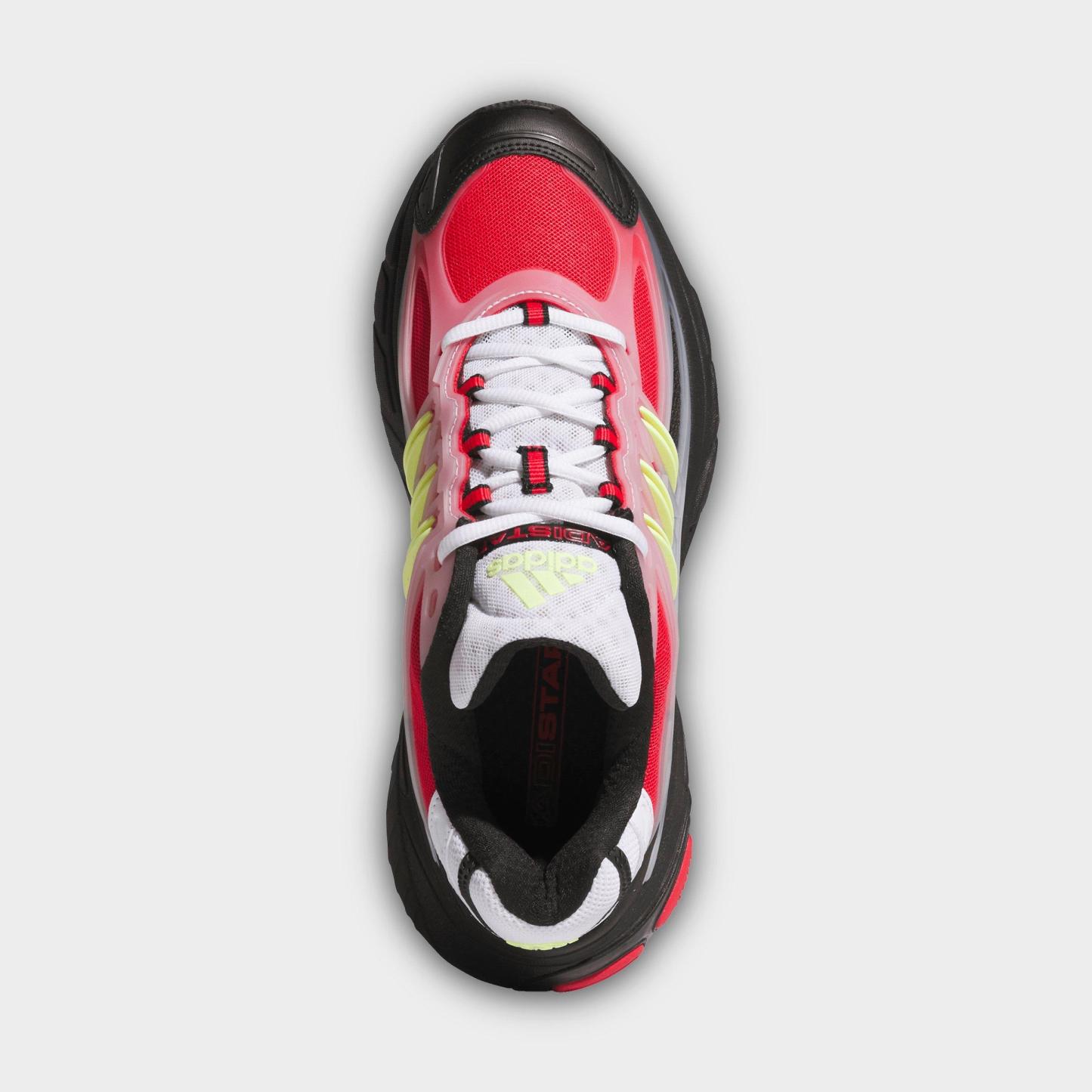 Men's adidas Adistar XLG 2.0 Casual Shoes - Part 1 - Core Black/Cloud White/Collegiate Red/Frozen Lemon - Top view