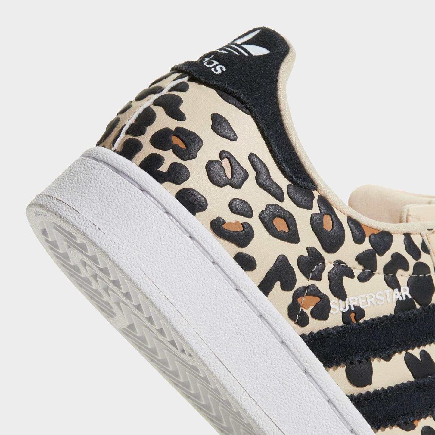 Big Kids' adidas Originals Superstar II Casual Shoes - Sand Strata/Black/White - Detail shot