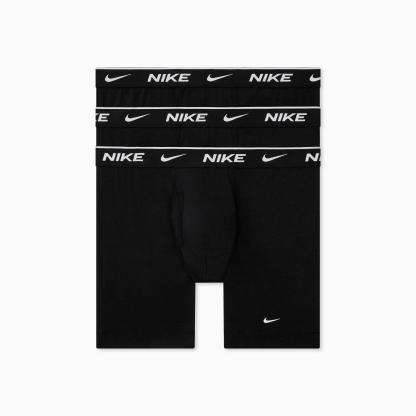 Men's Nithtke Stretch Cotton Boxer Briefs (3-Pack) - Black/Black/Black (KE1276-001)