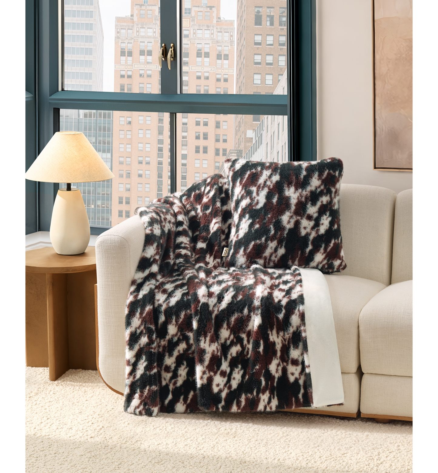UGG® Everett Throw, 50" x 70" - Cow