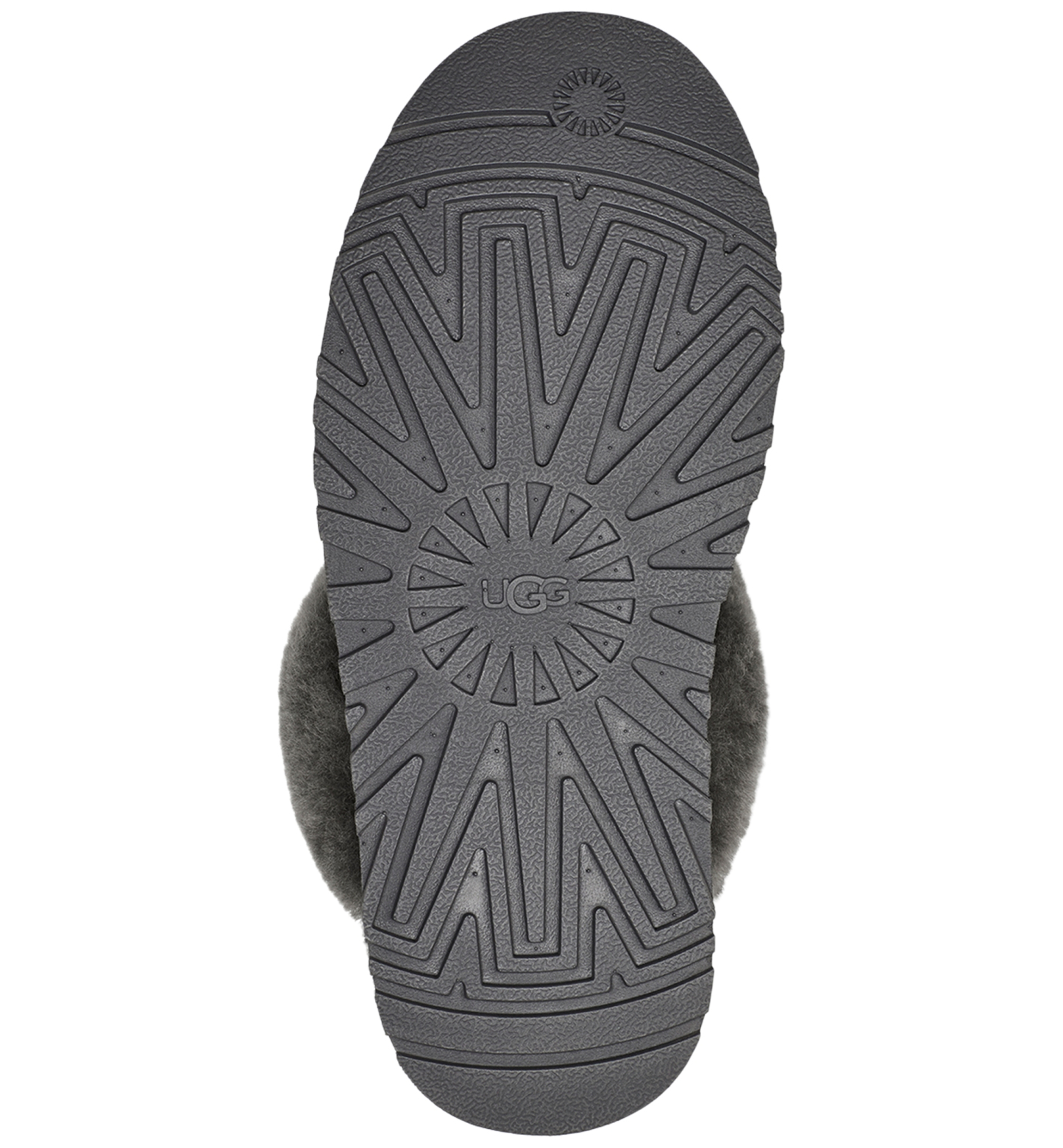 UGG® Women's Disquette Slip-On Clog Slippers - Charcoal