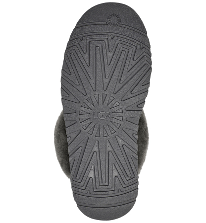 UGG® Women's Disquette Slip-On Clog Slippers - Charcoal
