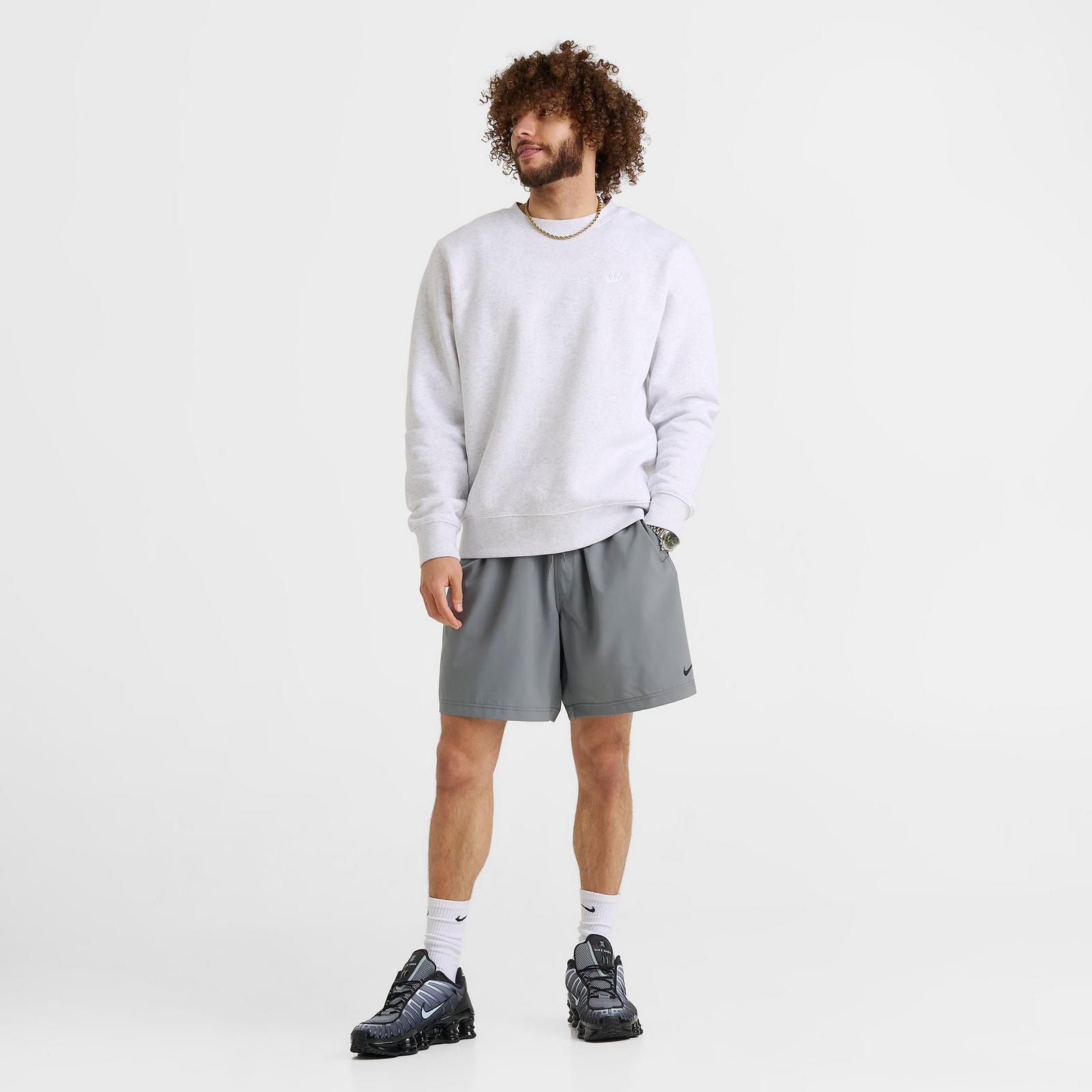 Men's Nike Form Dri-FIT Unlined 7" Versatile Shorts - Smoke Grey/Black