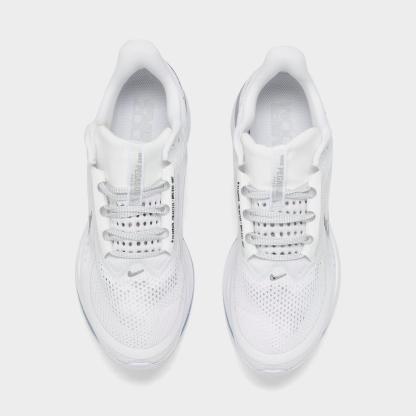 Men's Nike Pegasus Premium Running Shoes - White/Metallic Silver/Metallic Silver