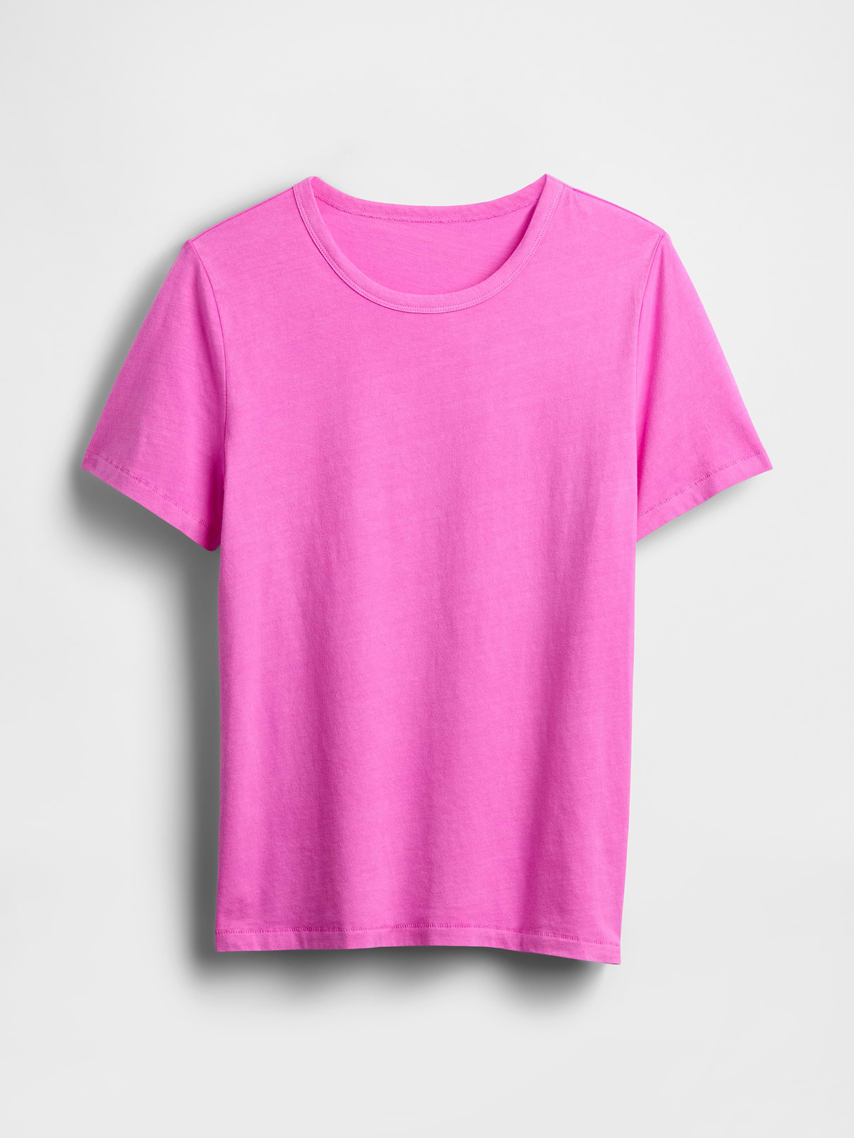Organic Cotton VintageSoft T-Shirt - Neon pink glow
