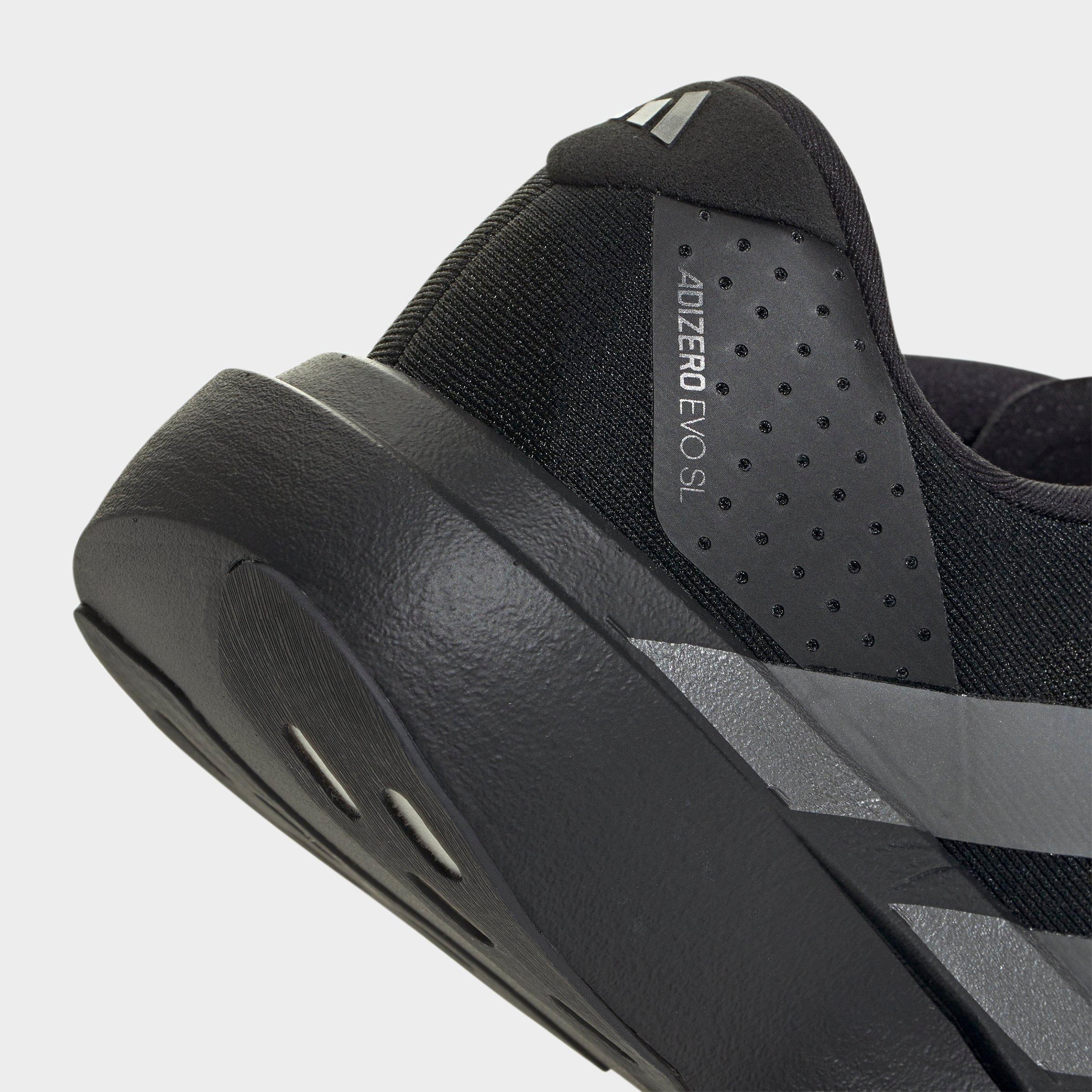 Women's adidas Adizero EVO SL Running Shoes - Part 1 - Core Black/Iron Metallic/Core Black - Detail shot