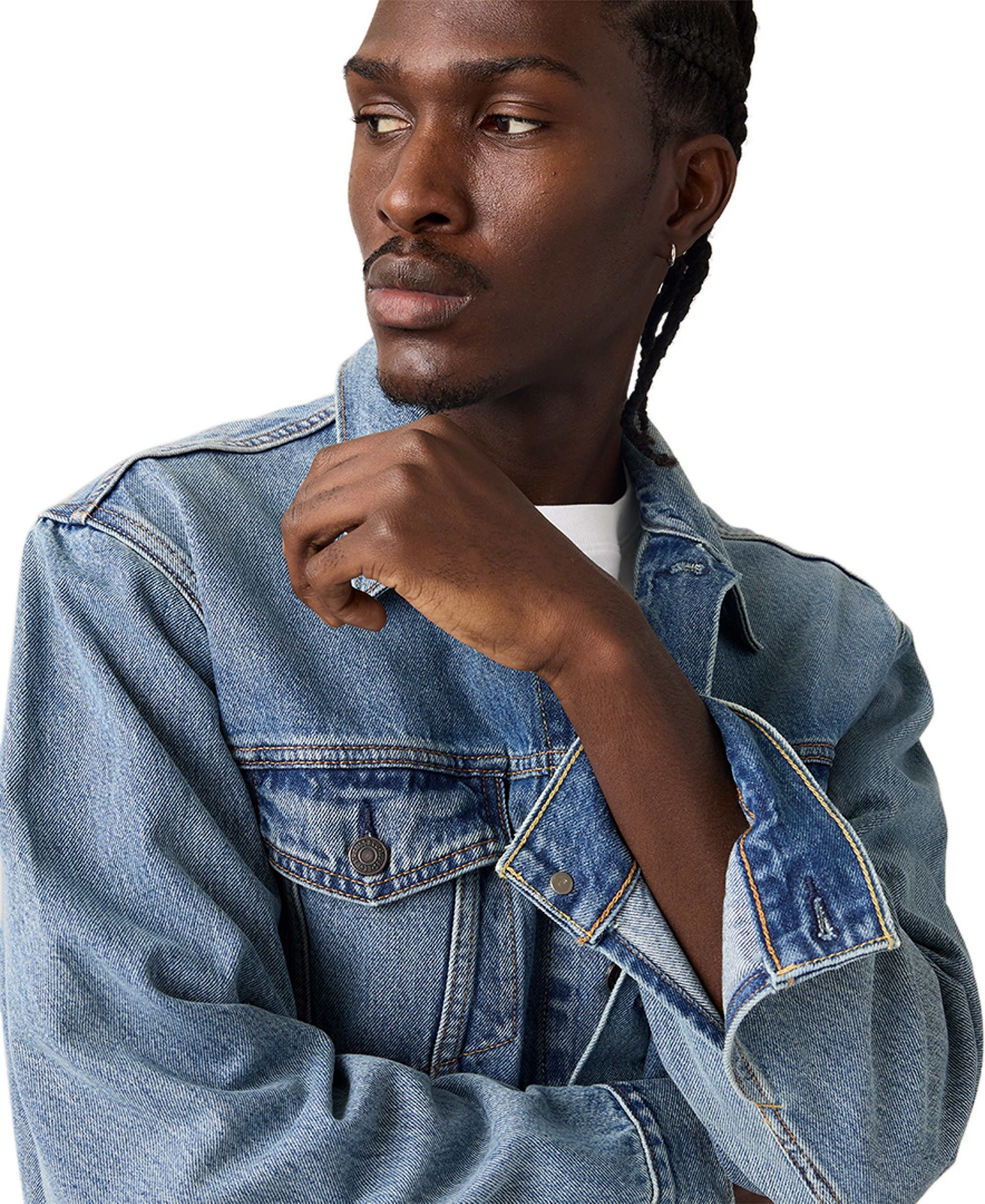 Levi's Men's Relaxed-Fit Trucker Jacket - Afternoon Streets