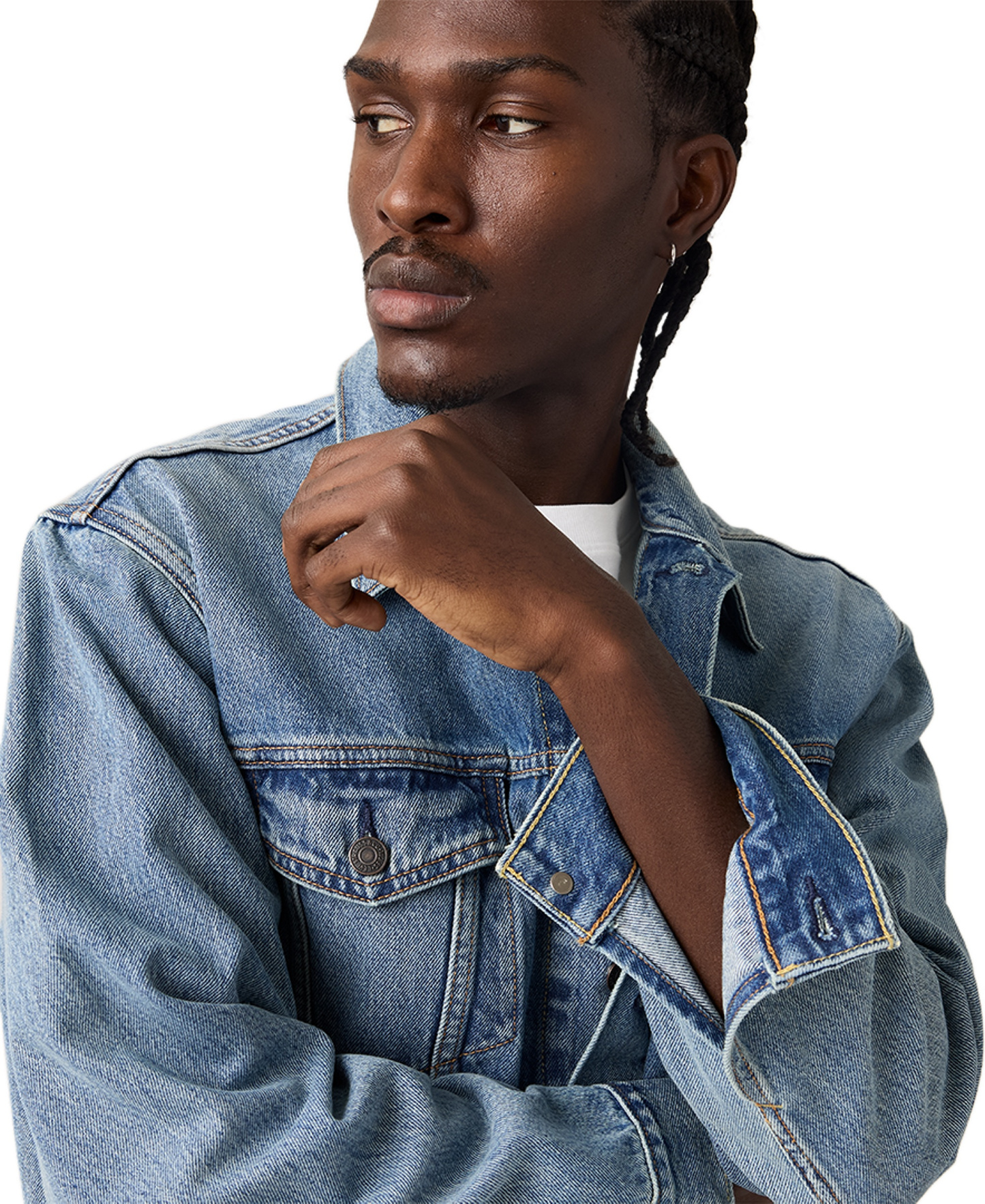 Levi's Men's Relaxed-Fit Trucker Jacket - Afternoon Streets