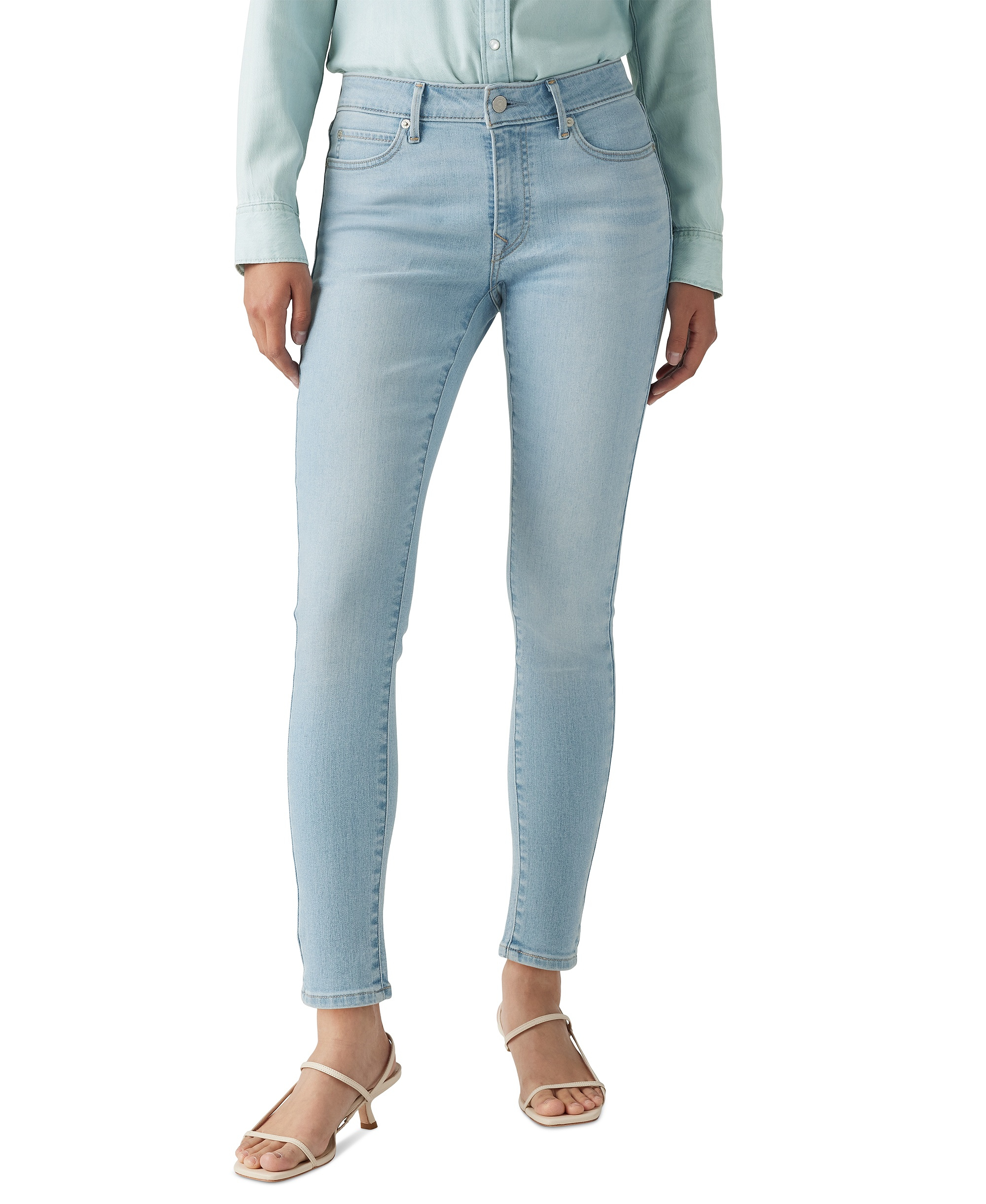 Levi's Women's 711 Mid-Rise Stretch Skinny Jeans - Eternal Indigo Light