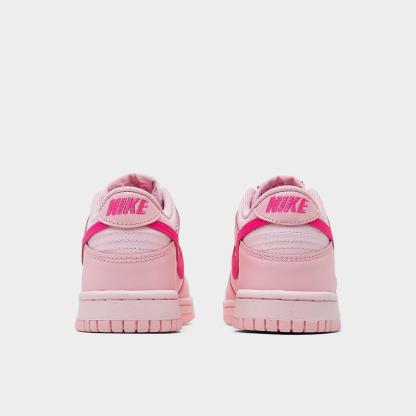 Girls' Big Kids' Nike Dunk Low Casual Shoes - Medium Soft Pink/Pink Foam/Hyper Pink