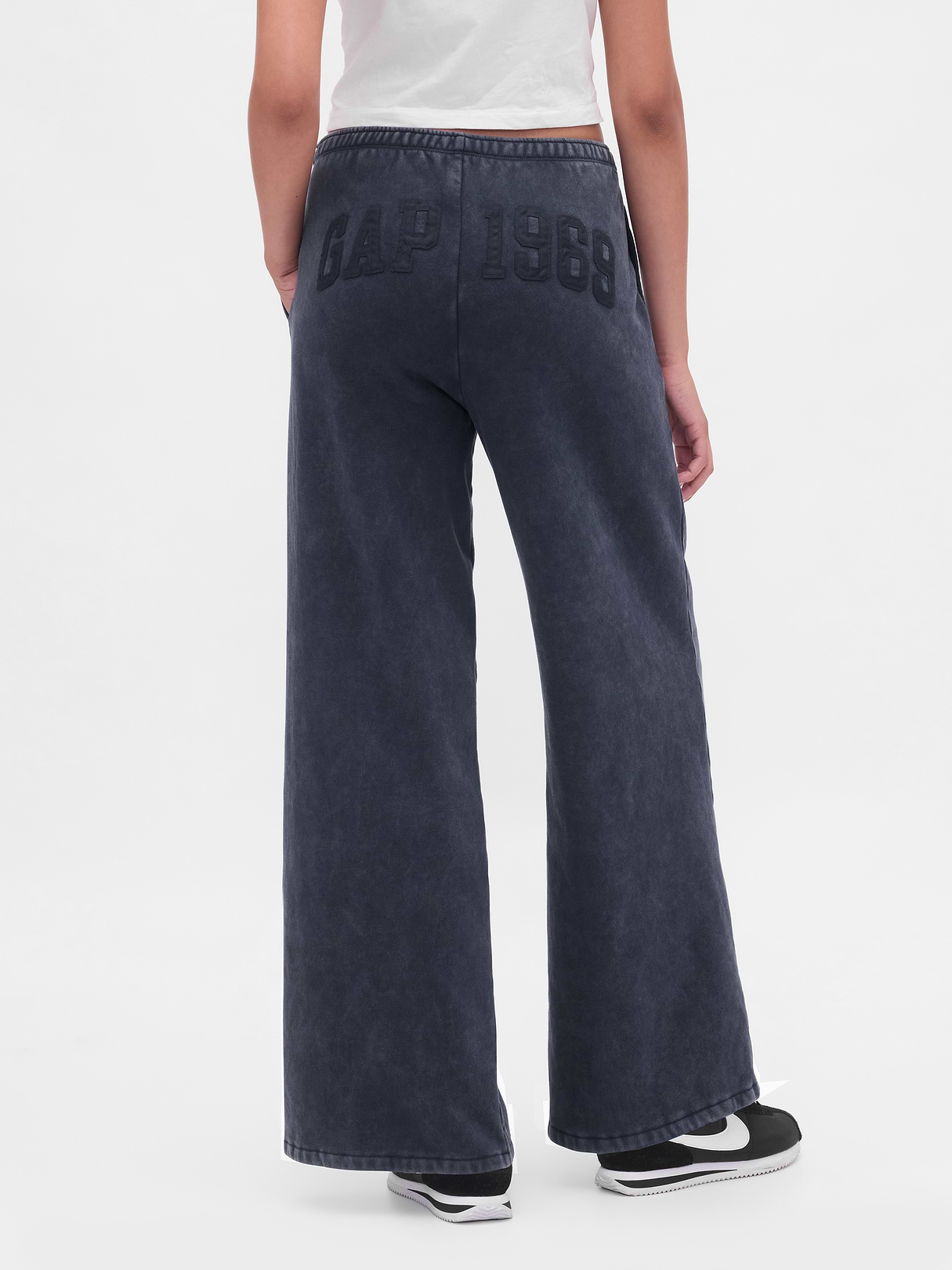VintageSoft Baggy Sweatpants - Tapestry navy blue wash