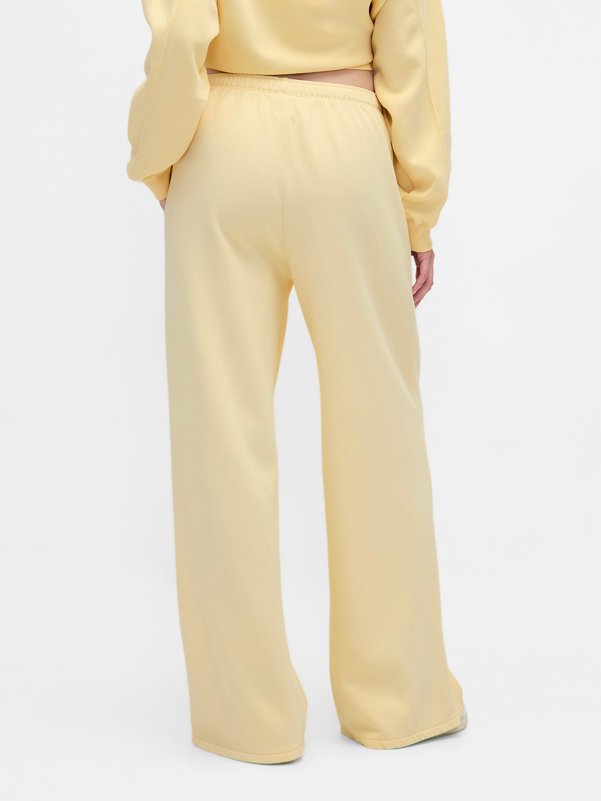 VintageSoft Baggy Sweatpants - Yellow