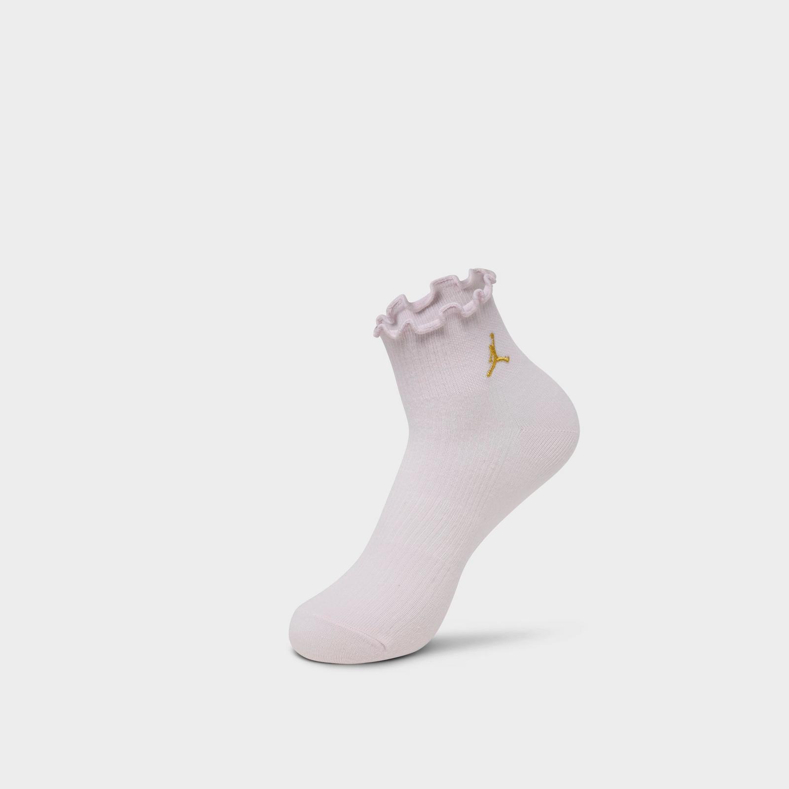 Girls' Big Kids' Jordan Lettuce Edge Ankle Socks (6-Pack) - Multicolor - view 3