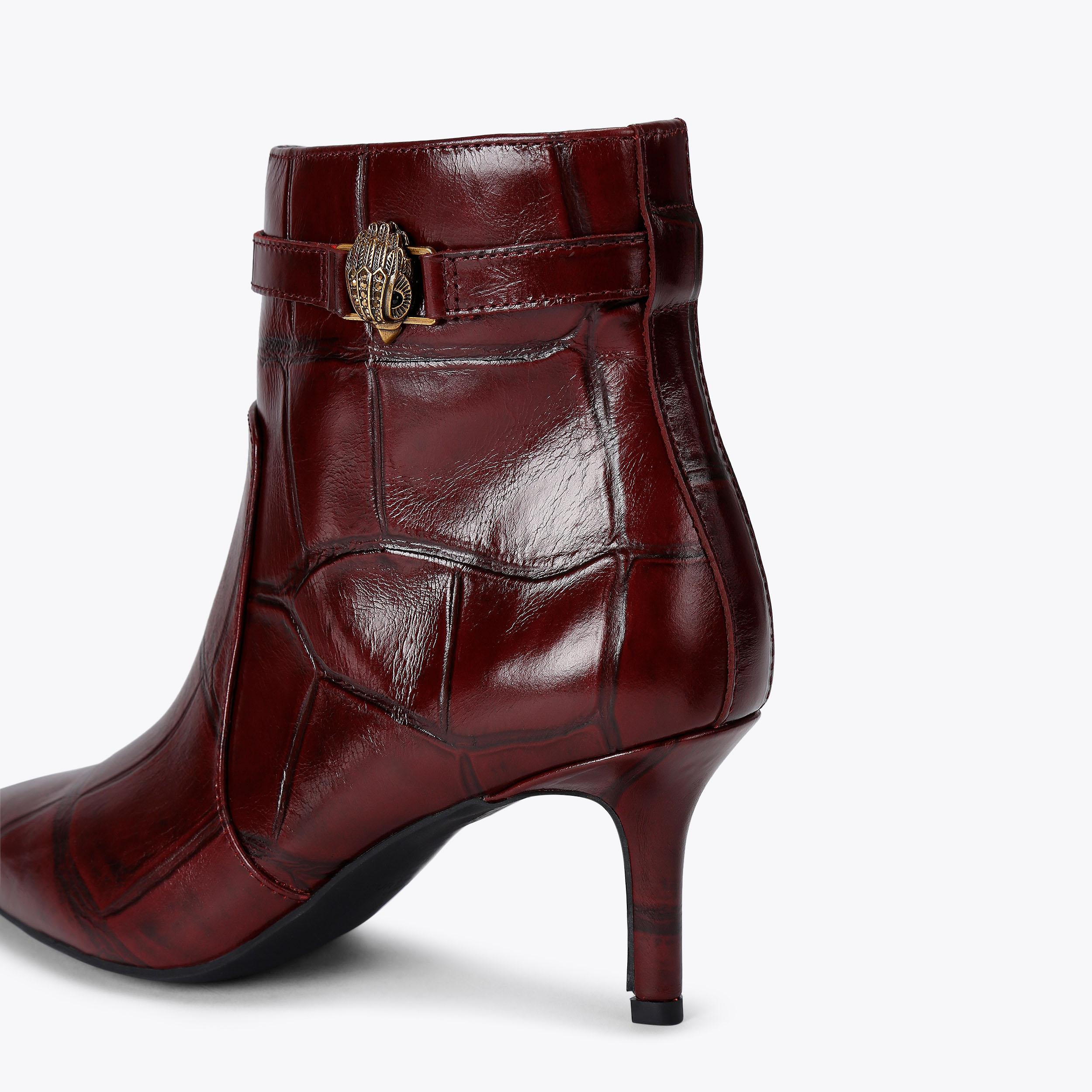 Kurt Geiger London Kensington Ankle Boot - Red - view 4