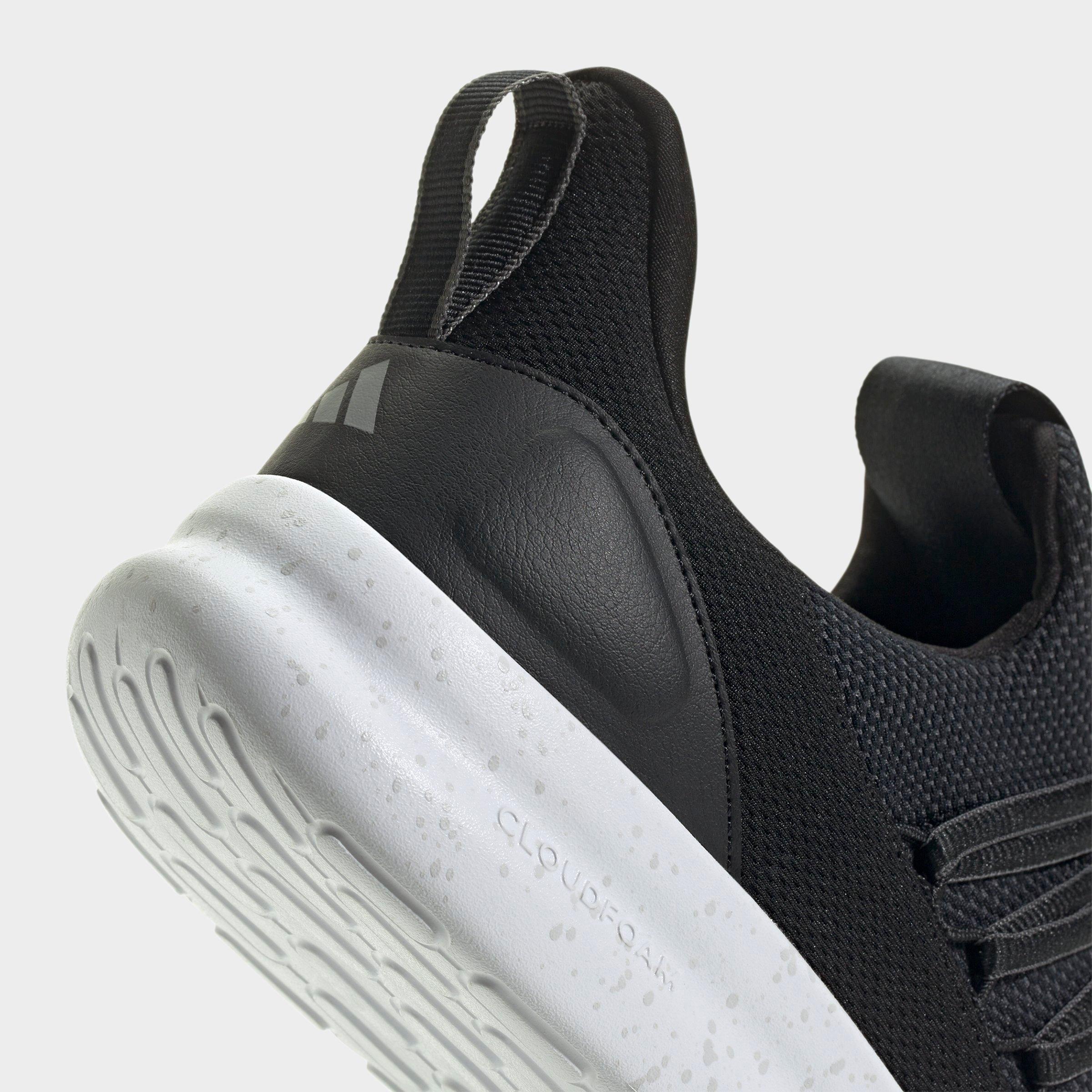 Men's adidas Lite Racer Adapt 7.0 Casual Shoes - Core Black/Grey/Grey - Detail shot