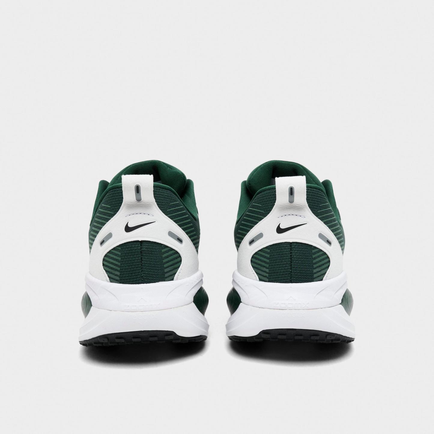 Men's Nithtke Vomero 18 Purdue Boilermakers Running Shoes - Part 1 - Pro Green/Black/White - Back view