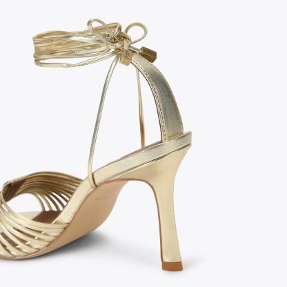 Kurt Geiger London Multi Strap Tie Heel - Metallics - view 4