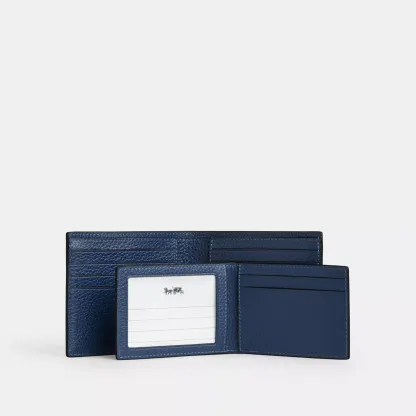 3-In-1 Wallet With Car Print - Deep Blue Multi - view 3