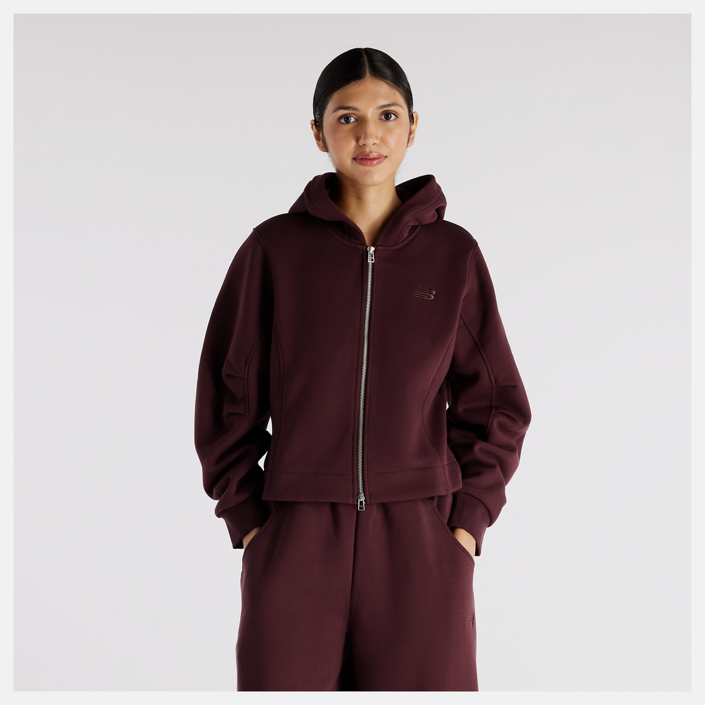 New Balance Athletics Crafted Fleece Full Zip, WJ62Y57TYLR