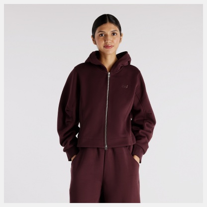 New Balance Athletics Crafted Fleece Full Zip, WJ62Y57TYLR