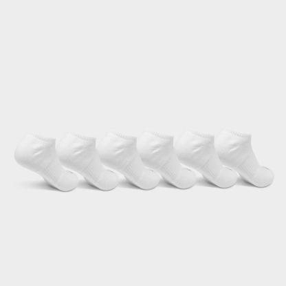 Nike Everyday Plus Cushioned No-Show Training Socks (6-Pack) - White/Black