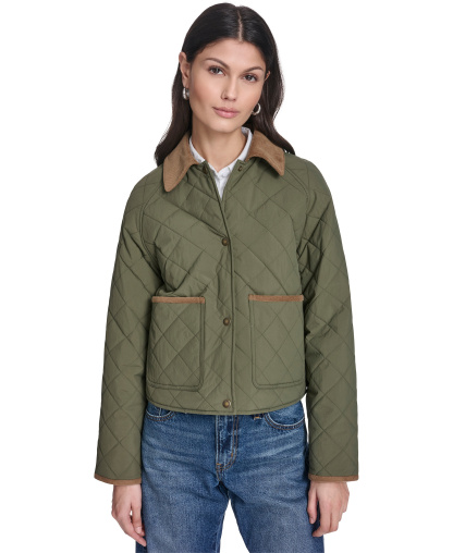 Levi's Women's Diamond Quilted Jacket - Olive