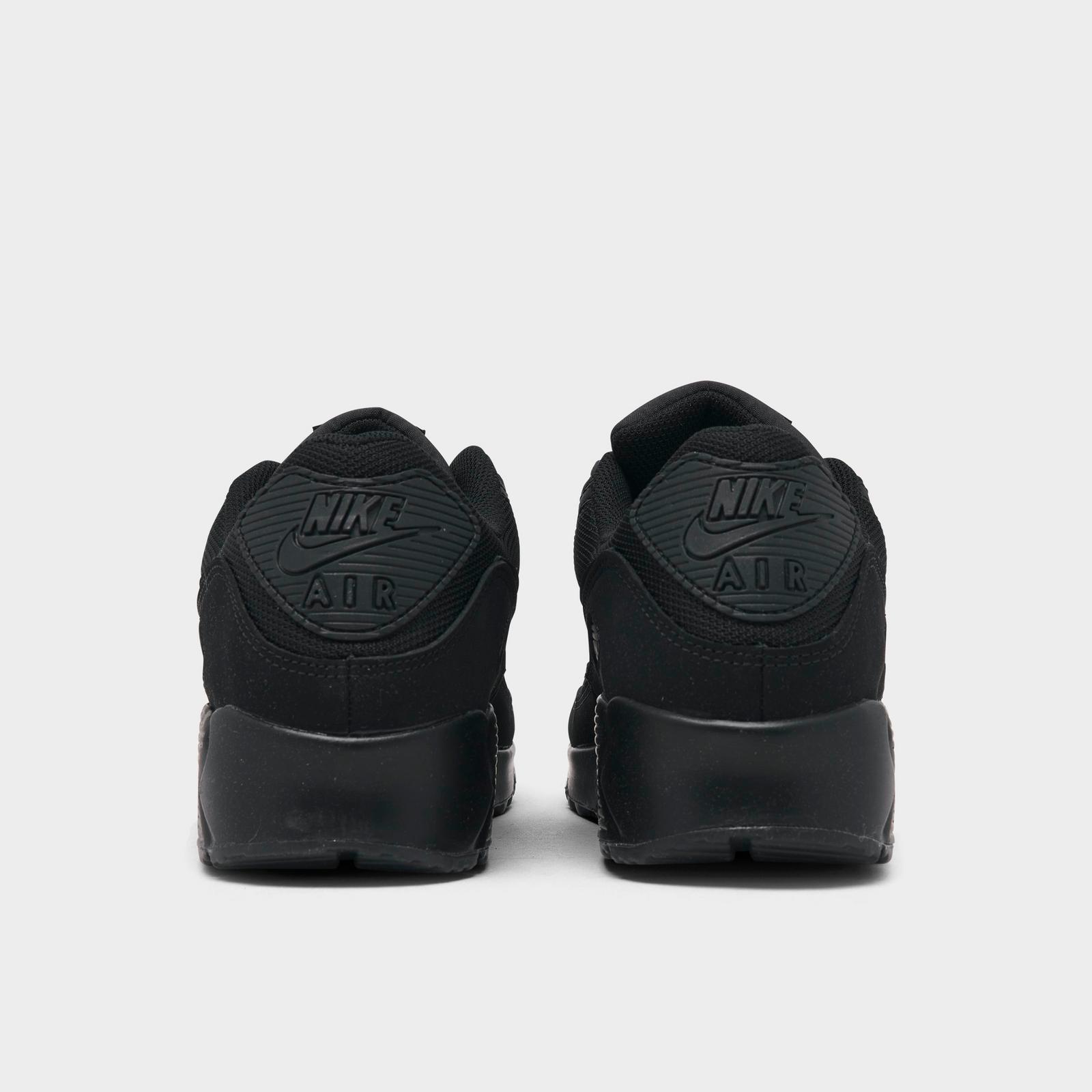 Men's Nike Air Max 90 Casual Shoes - Black/Black/Black/Black
