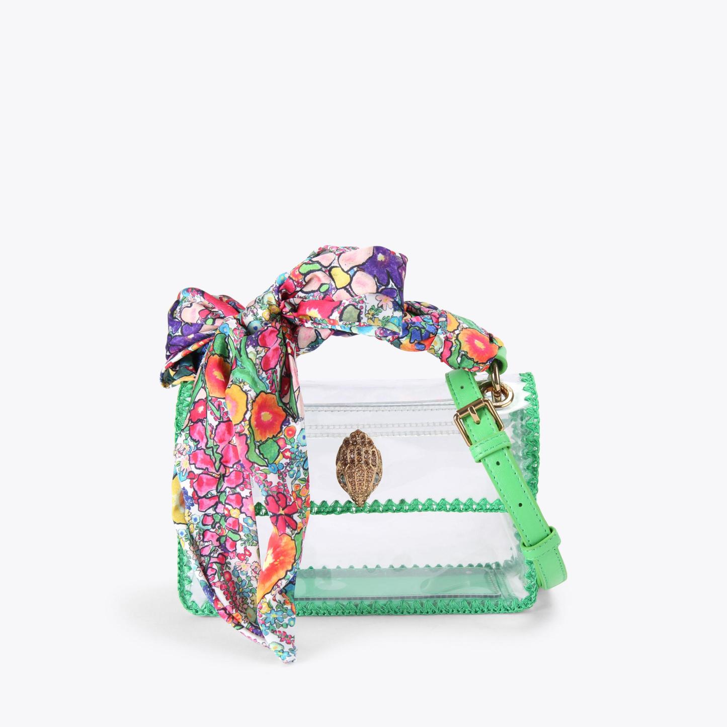 Kurt Geiger London Mini Vinyl Kensington Bag - Green