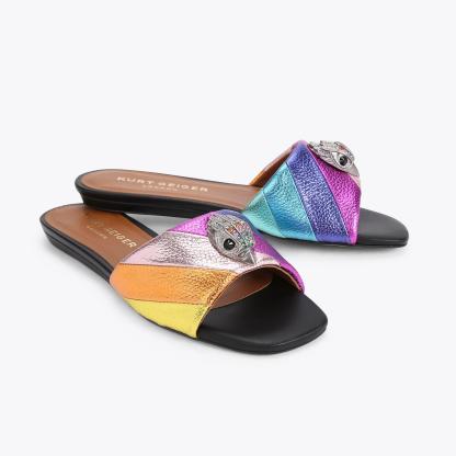 Kurt Geiger London Kensington Flat Sandal - Multi Colored - view 5