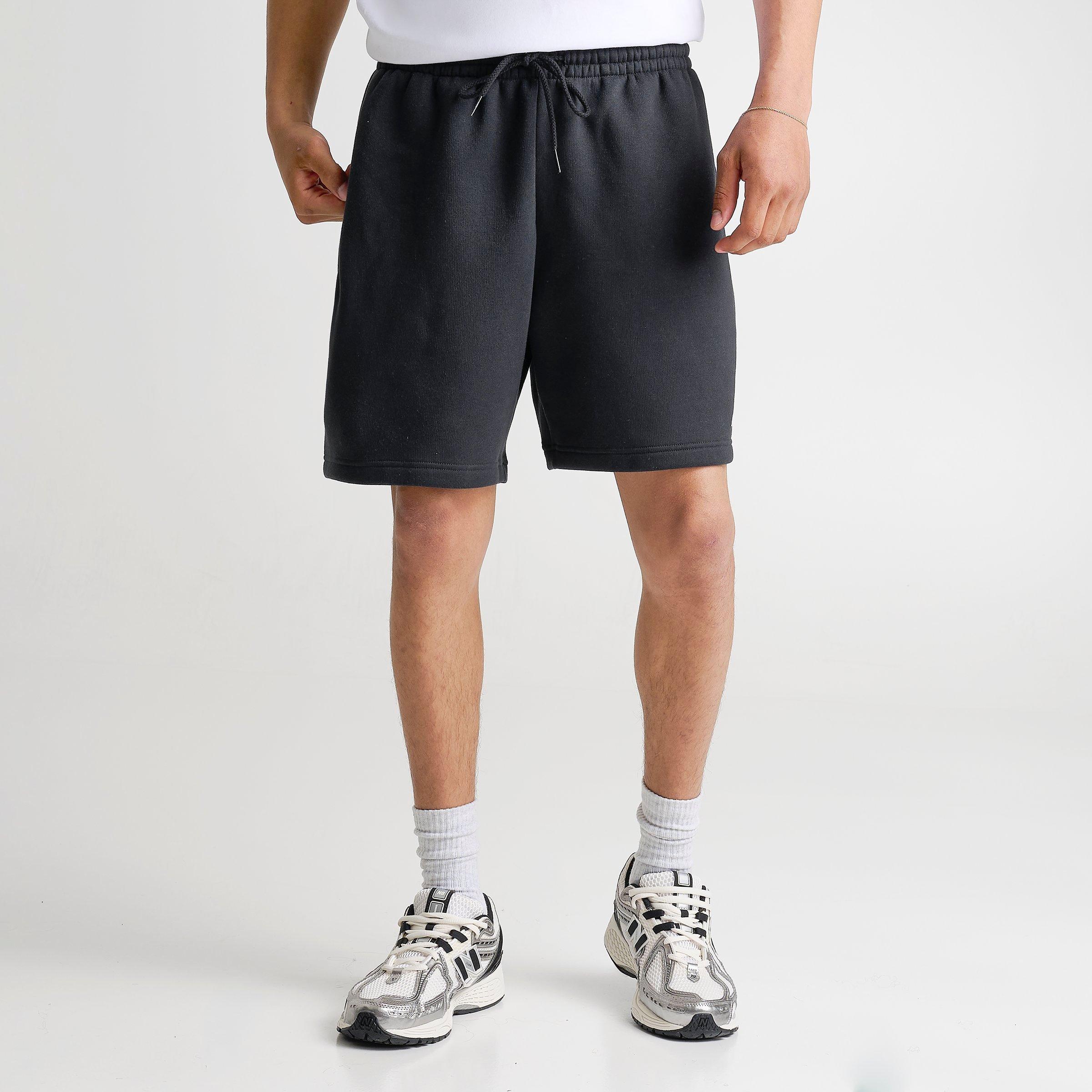 Men's New Balance Fleece Shorts - Black - view 3