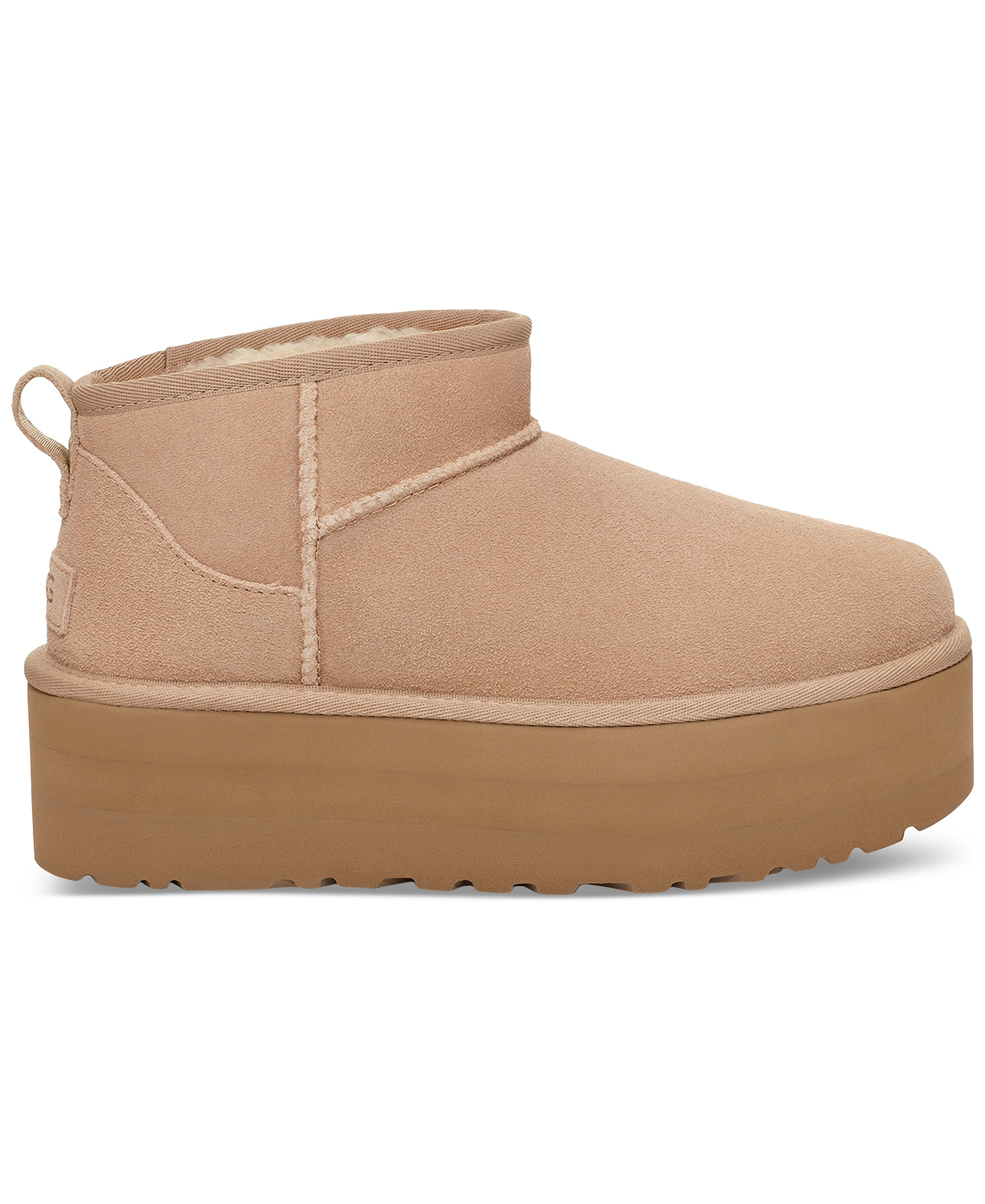 UGG® Women's Classic Ultra Mini Platform Booties - Sand