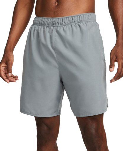 Nike Men's Challenger Dri-FIT Brief-Lined 7" Running Shorts - Smoke Grey/reflective Silver