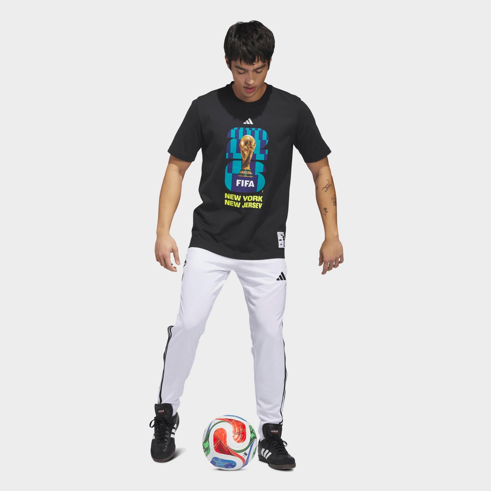 Men's adidas Soccer FIFA World Cup 26™ Host City New York New Jersey Graphic T-Shirt - Black - view 2