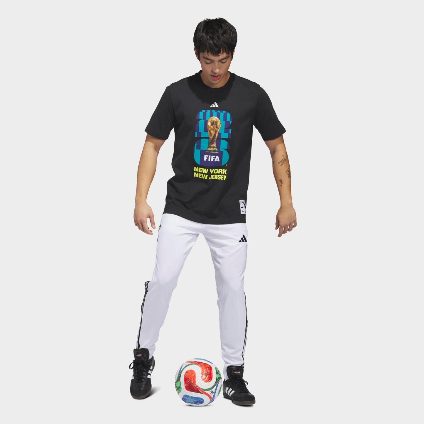 Men's adidas Soccer FIFA World Cup 26™ Host City New York New Jersey Graphic T-Shirt - Black - view 2