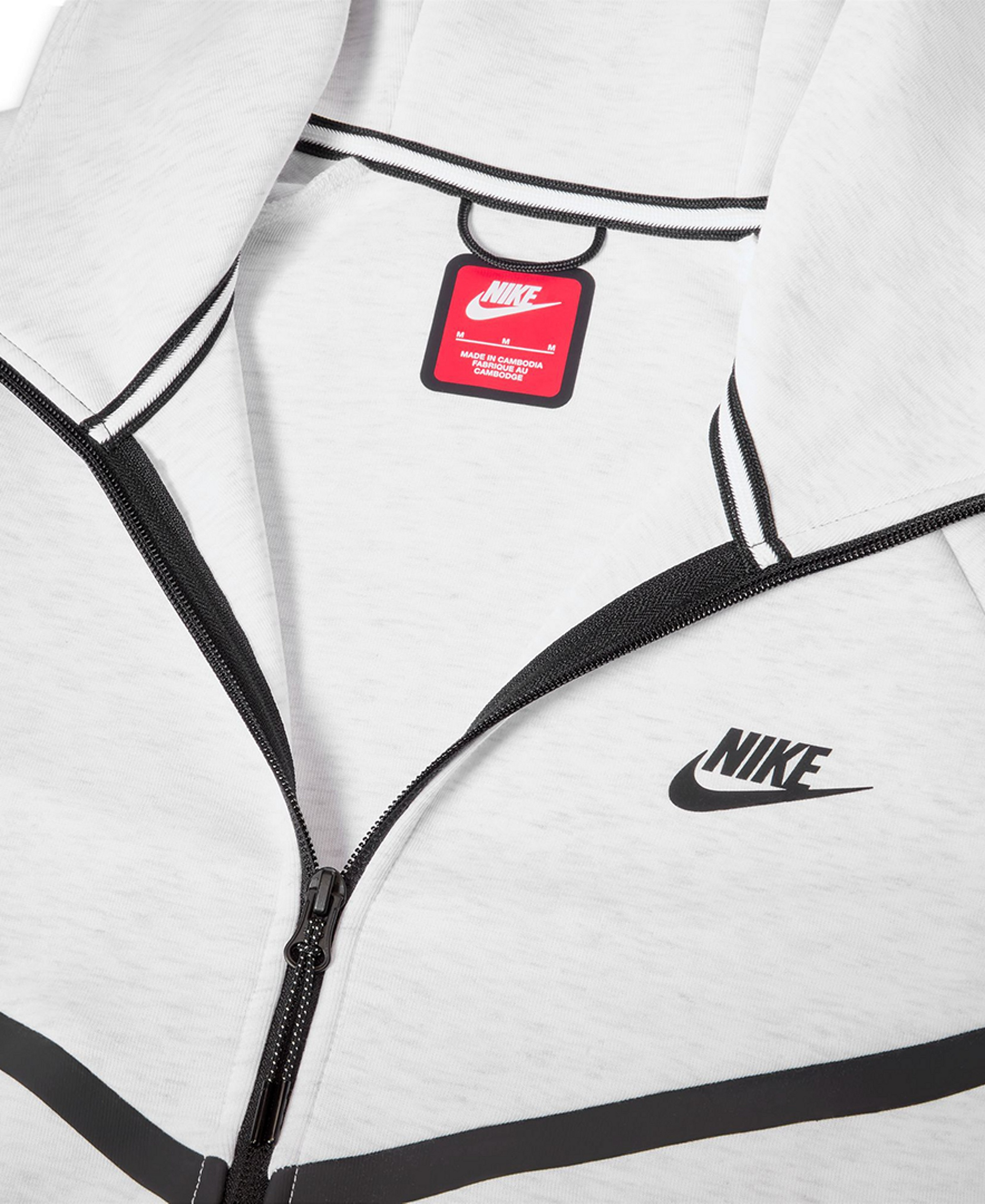 Nike Men's Tech Fleece Full-Zip Hoodie - Bright Heather/Black