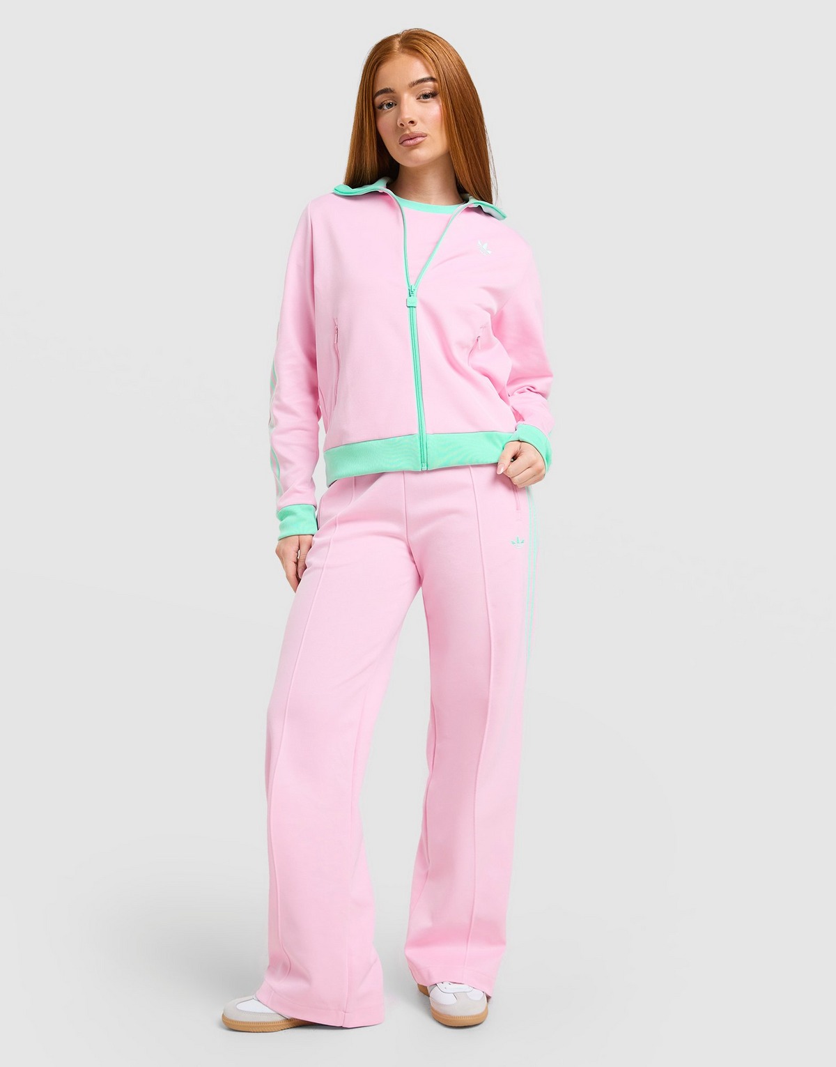 adidas Originals Classic Full Zip Track Top - Pink - view 3