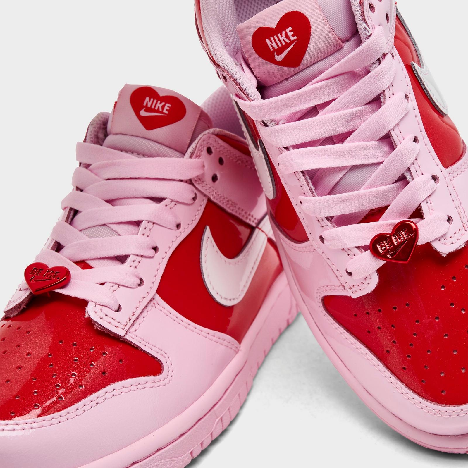 Girls' Big Kids' Nike Dunk Low Casual Shoes - Pink Foam/Light Crimson/Summit White