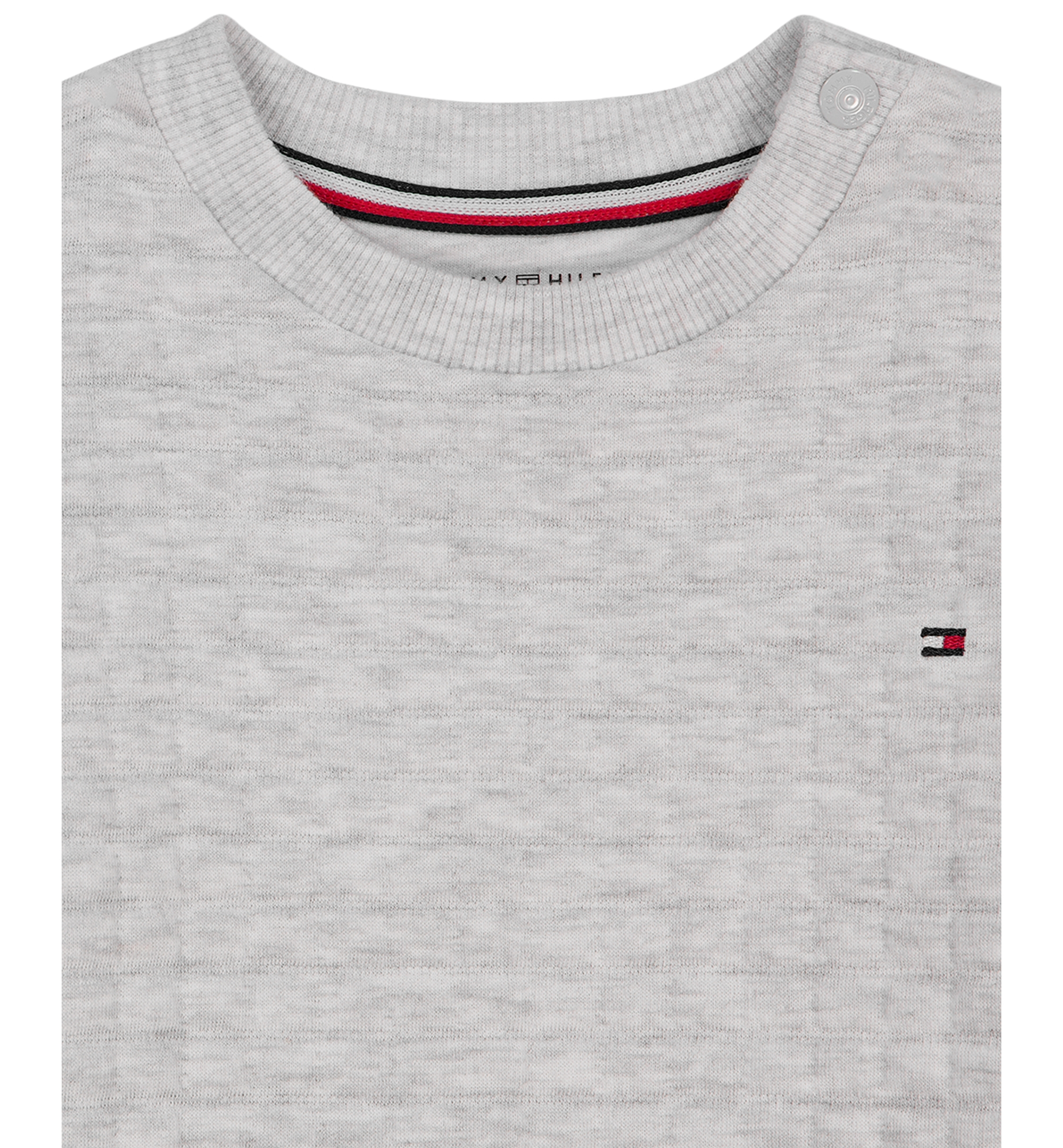 Tommy Hilfiger Baby Boys' Long-Sleeve Crewneck and Joggers, 2-Piece Set - Gray