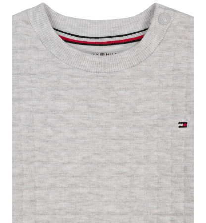 Tommy Hilfiger Baby Boys' Long-Sleeve Crewneck and Joggers, 2-Piece Set - Gray
