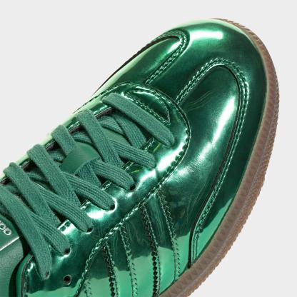 Women's adidas Originals Samba OG Casual Shoes - Part 4 - Blanch Green/Supplier Colour/Gum - Detail shot