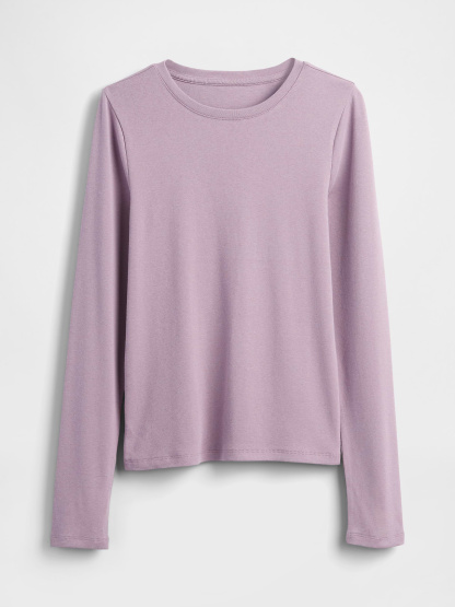 Modern Crewneck T-Shirt - Amethyst purple