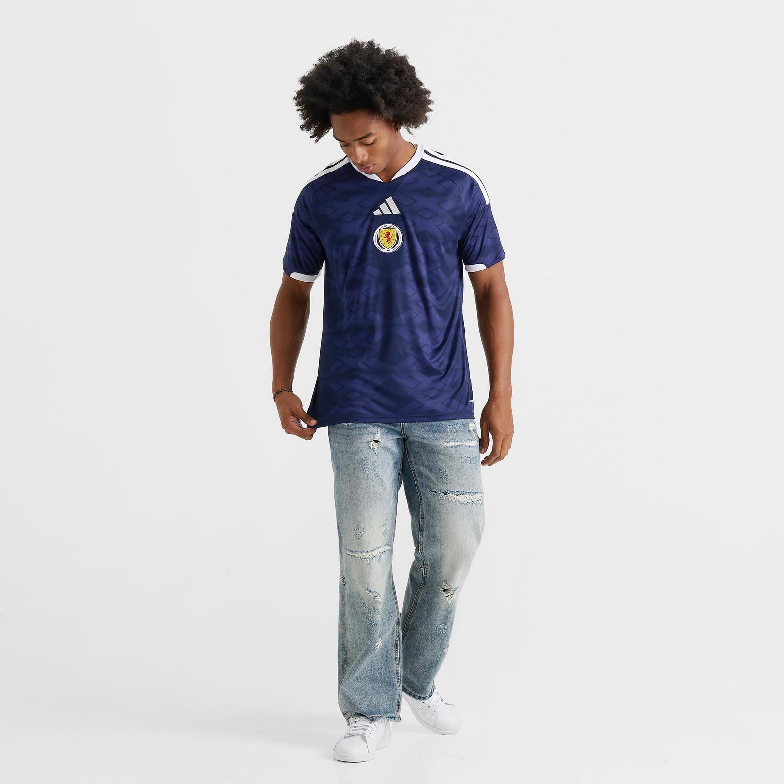 Men's adidas Scotland Home Replica Soccer Jersey - Night Sky - view 2