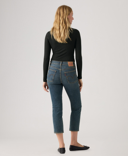 Levi's Women's Wedgie Flap Pocket High-Rise Cropped Jeans - Dart Game