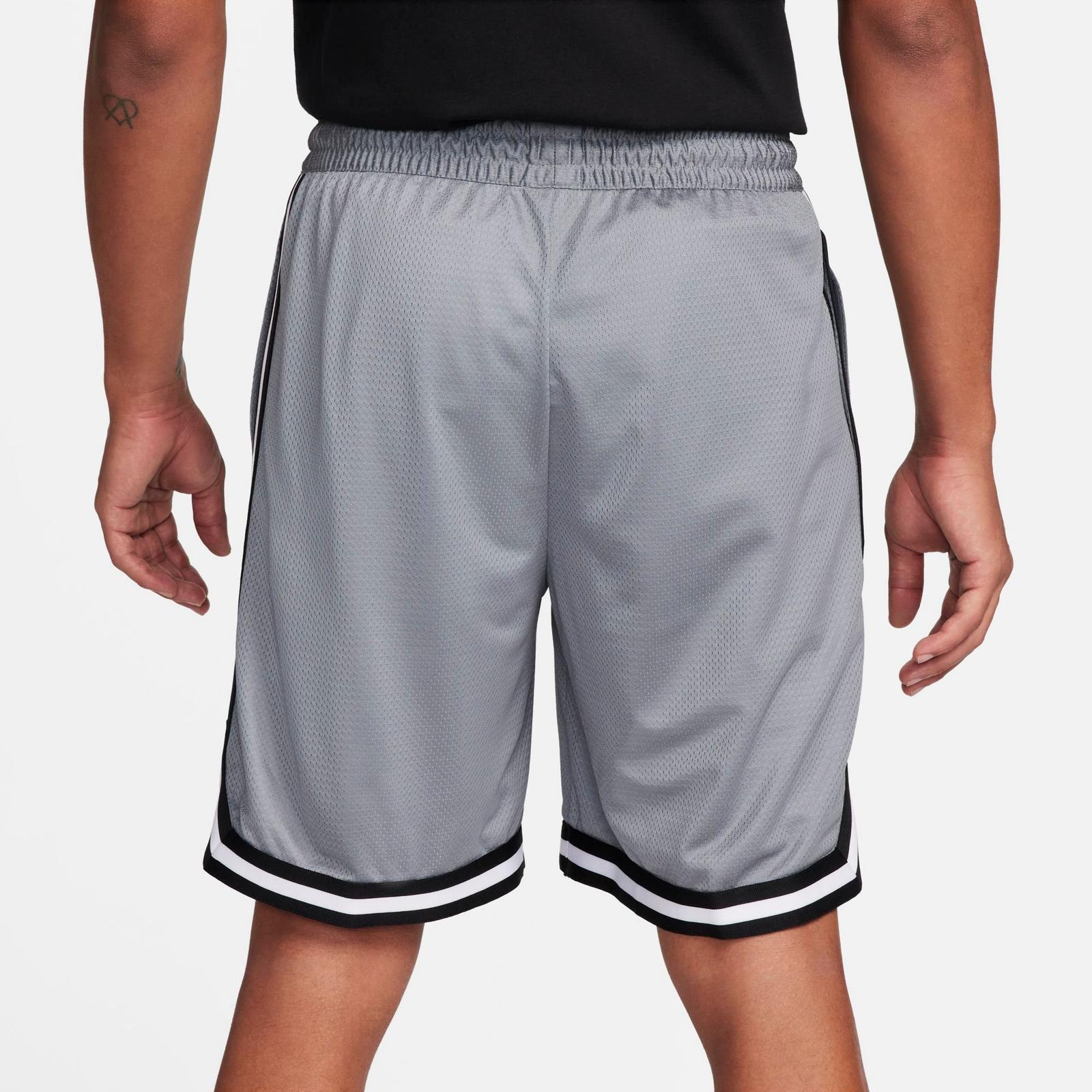 Men's Nike DNA Dri-FIT 8" Basketball Shorts - Cool Grey/Black/Black