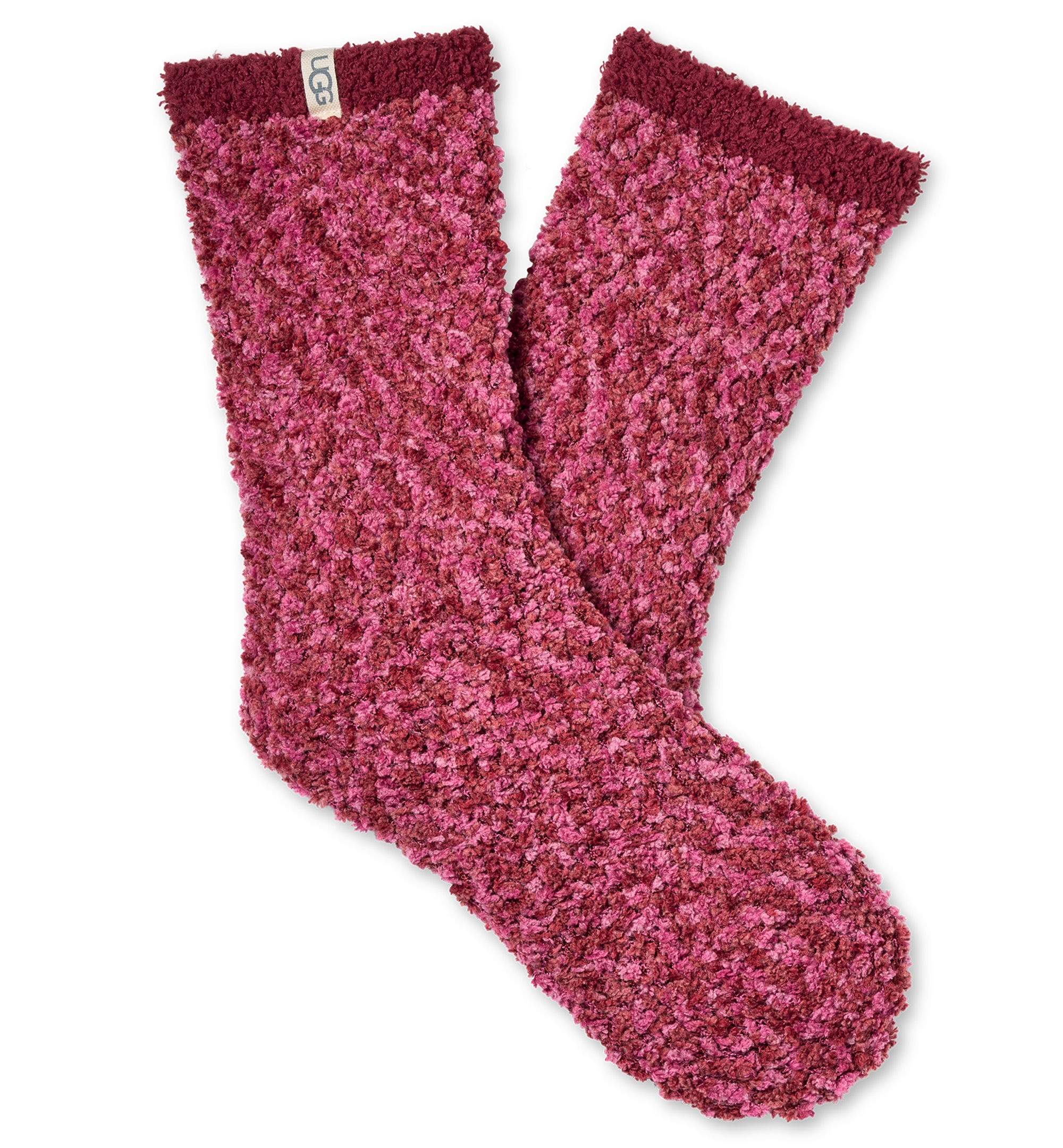 UGG Women's Cozy Chenille Crew Socks - Coffee Berry