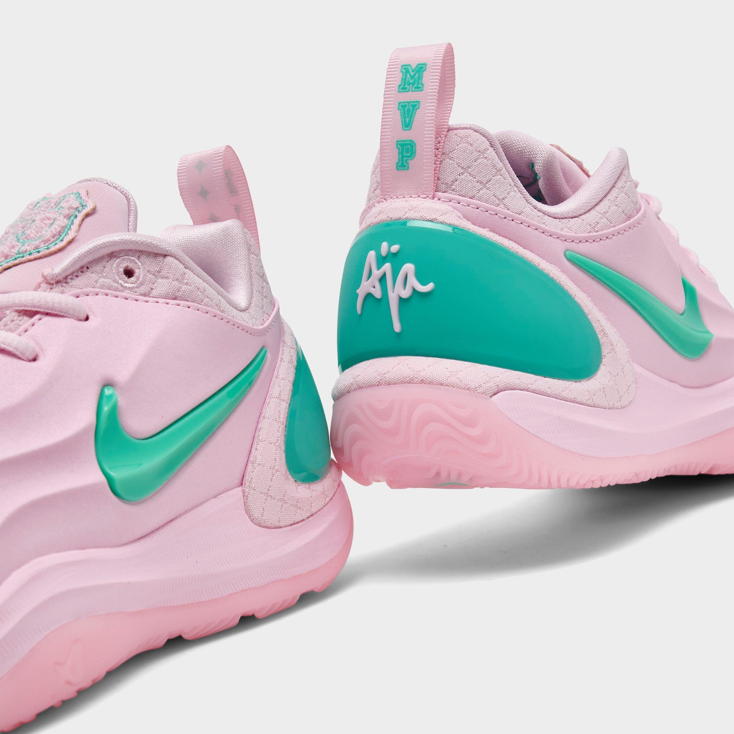 Nithtke A'Two A'ja Wilson Basketball Shoes - Part 1 - Pink Foam/Light Menta - Detail shot