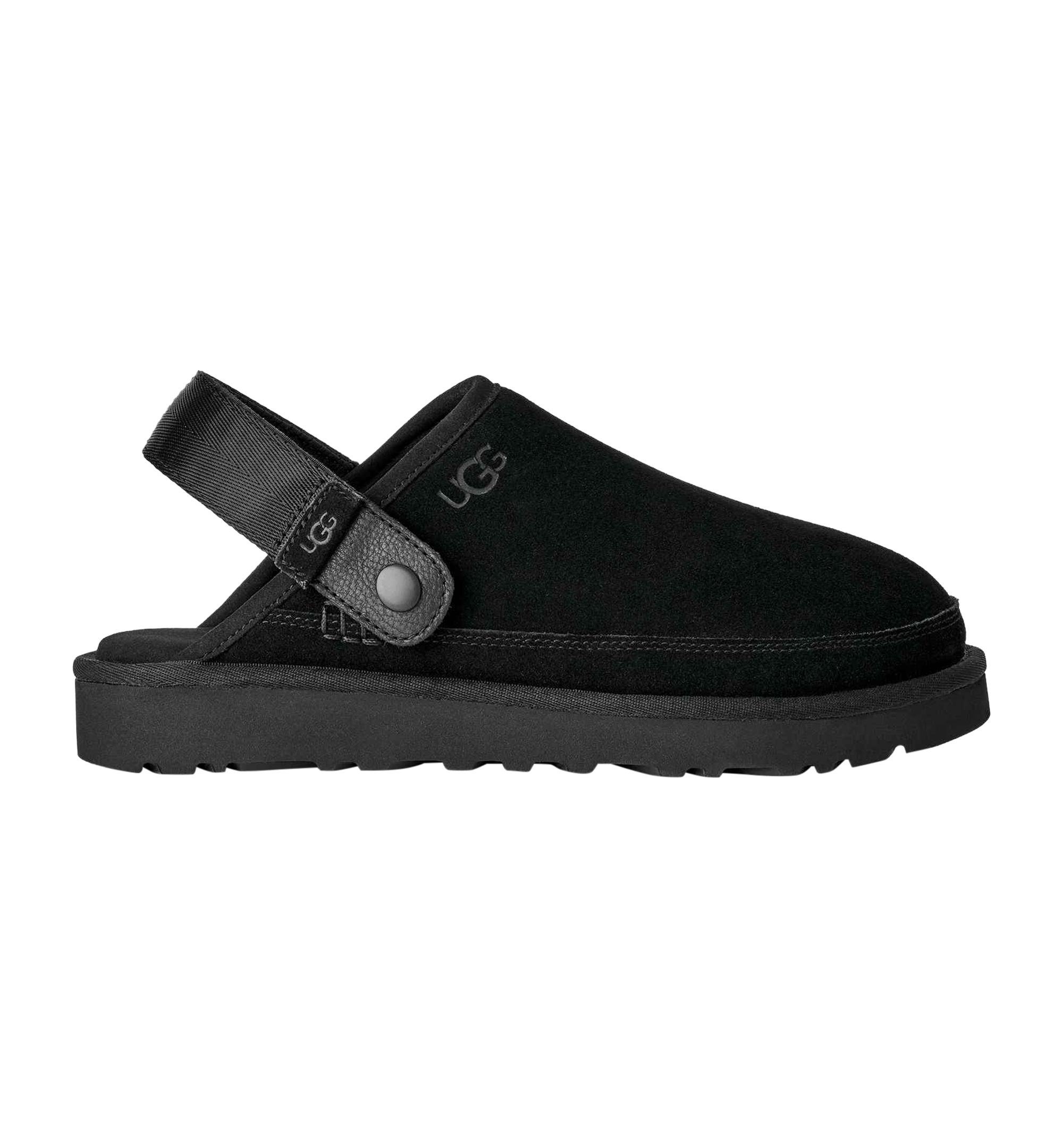 UGG® Men's Goldencoast II Suede Clogs - Black
